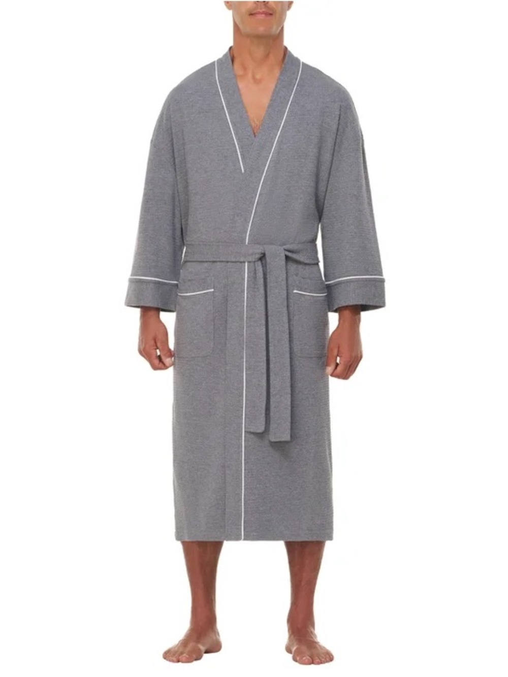 Majestic - Men's Waffle Knit Dressing Gown